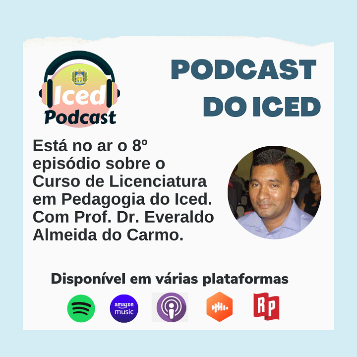 Lançado 8º Episódio do Podcast do Iced sobre o Curso de Licenciatura em Pedagogia