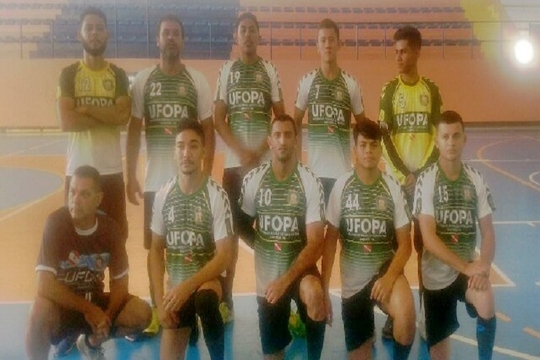 A Equipe de Handebol Masculina da Ufopa é campeã dos Jogos Universitários Brasileiros 2018 - Etapa Estadual Pará.