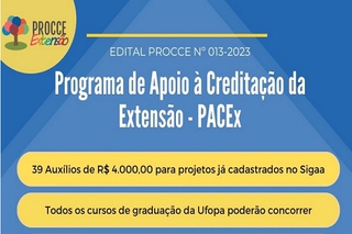 Serão concedidos 39 auxílios, no valor de R$ 4.000,00 cada, aos cursos de graduação da Ufopa. As inscrições serão realizadas de 21 de outubro a 3 de novembro via Saape.