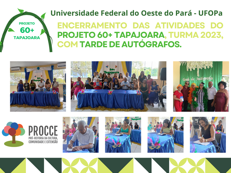 60+ Tapajoara - Tarde de autógrafos do livro