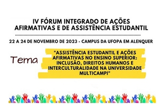 Aberto ao público e à comunidade acadêmica, evento ocorrerá de 22 a 24 de novembro no Campus Alenquer. Gratuitas, as inscrições estão abertas até 17 de novembro.