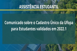 Prazo para adesão ao cadastro único e solicitação de validação termina no dia 20 de dezembro.