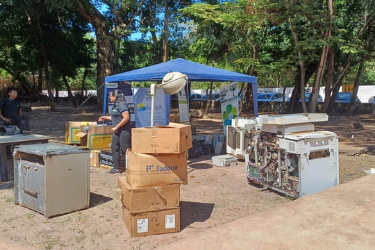 Ação foi parceria com Instituto Descarte Correto