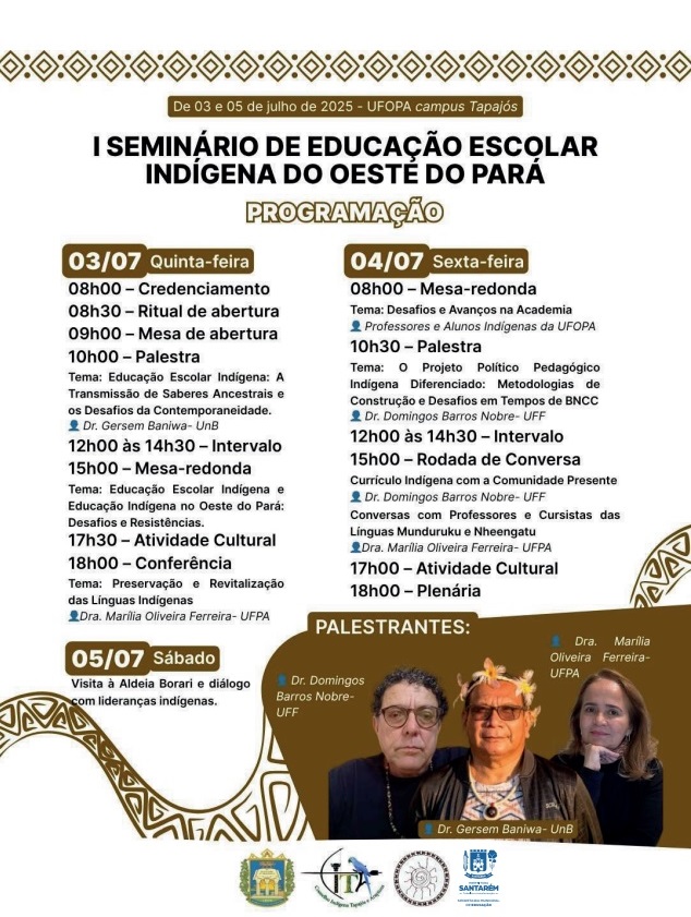 Seminário educação escolar indígena