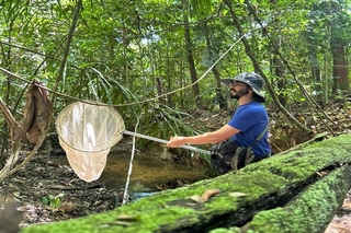 Welington Ribeiro integra equipe do Laboratório de Estudos de Impacto Ambiental (LEIA).