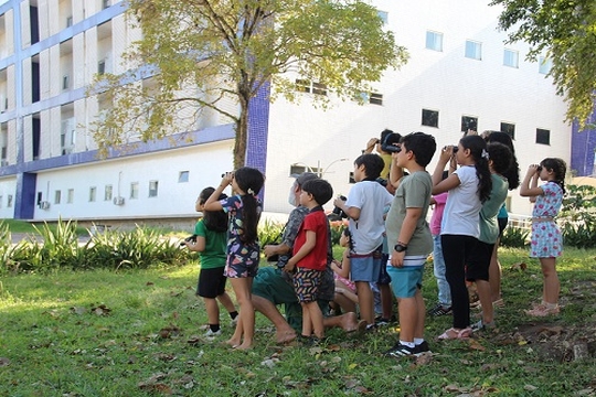 1ª Passarinhada-Mirim foi promovida pelo projeto de extensão “Bora Passarinhar”.