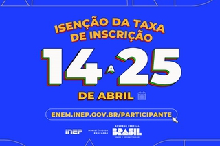 Quem deseja fazer o Enem 2025 de graça deve solicitar isenção até 25 de abril. Nota do Exame é o único critério avaliativo do Processo Seletivo Regular (PSR) da Ufopa.